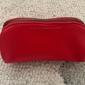 Marc Jacobs red leather pouch!!